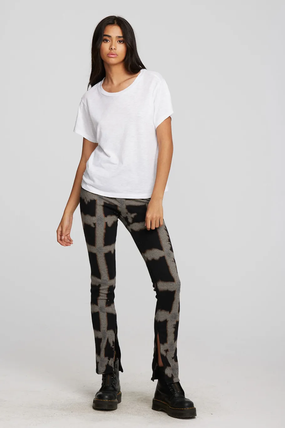 Shop Chaser Brand Gauze Jersey Oversized Crewneck Tee
