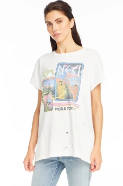 Flash Sale Chaser Brand Genesis - "World Tour '78" Distressed Crew Neck