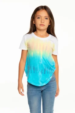 Sale Chaser Brand Girls Recycled Vintage Jersey Short Sleeve Scoop Back Shirt