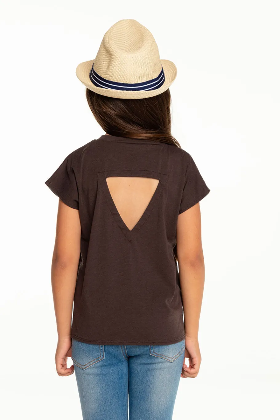 Flash Sale Chaser Brand Girls Recycled Vintage Jersey Cap Sleeve Vent Back Tee