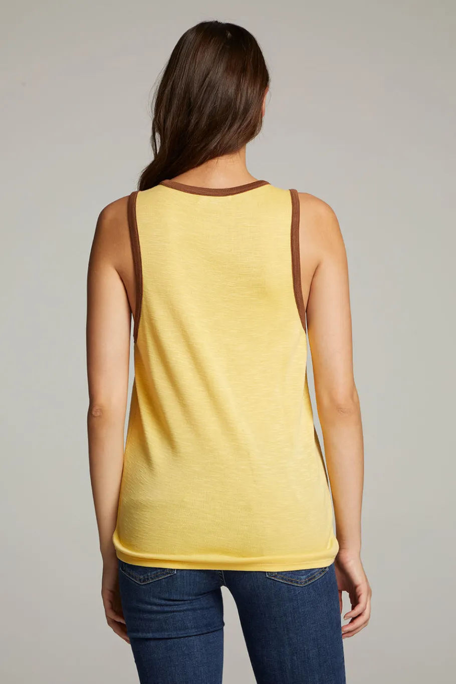 Clearance Chaser Brand Gloria Banana Cream Tank Top