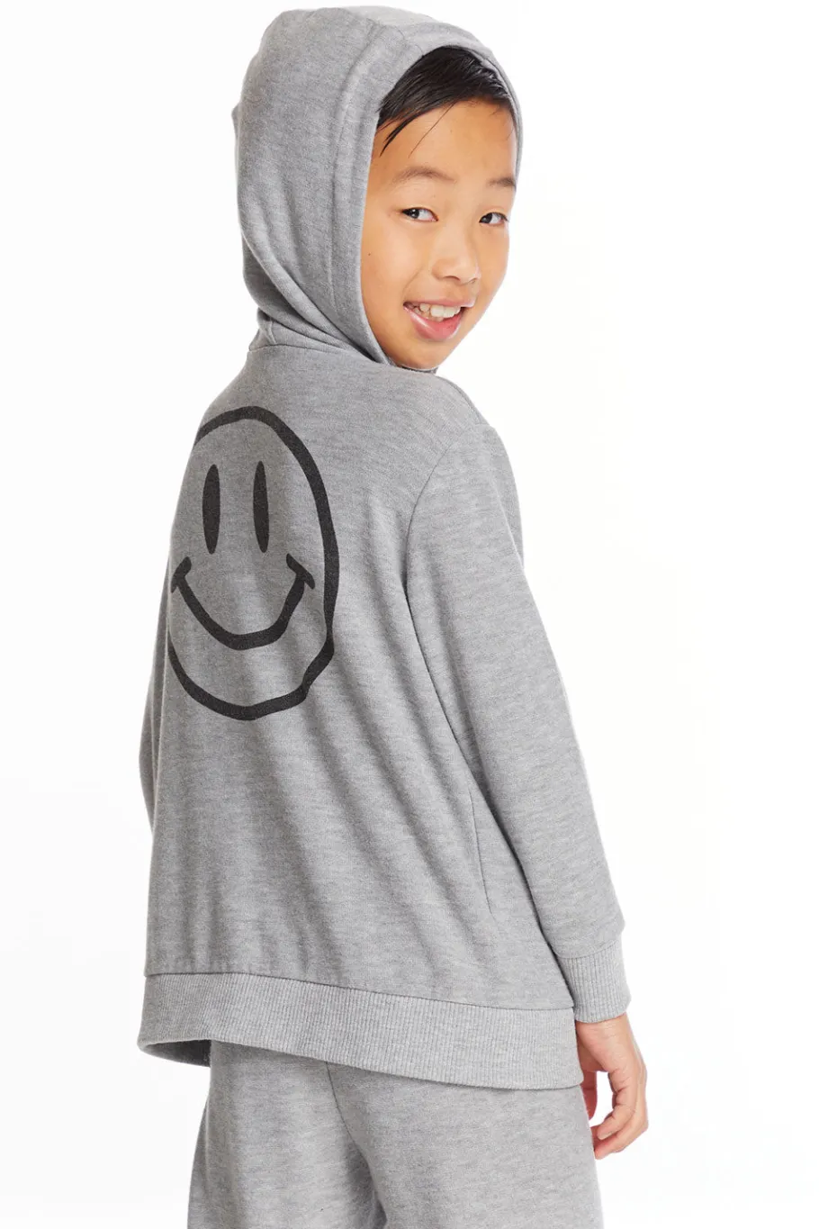 New Chaser Brand Good Times Boys Long Sleeve Zip Up Hoodie