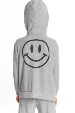 New Chaser Brand Good Times Boys Long Sleeve Zip Up Hoodie