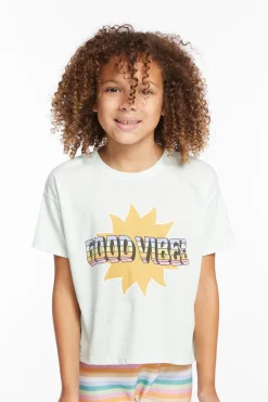 Best Sale Chaser Brand Good Vibes Sun Girls Tee