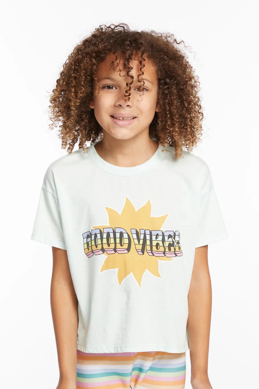 Best Sale Chaser Brand Good Vibes Sun Girls Tee