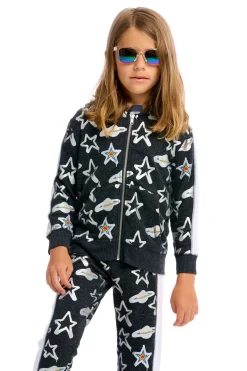 Cheap Chaser Brand Graffiti Saturn Zip Up Hoodie