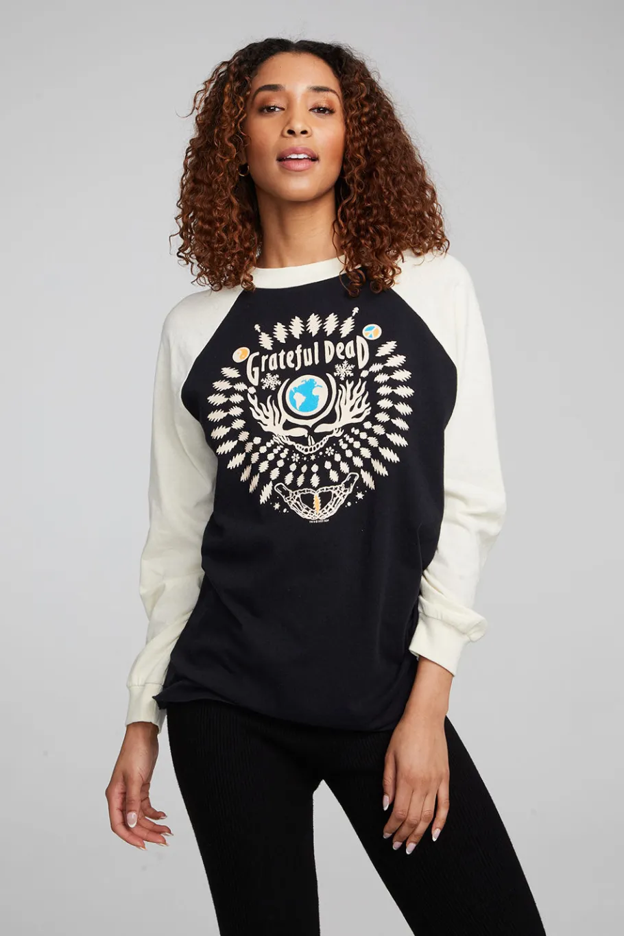 Discount Chaser Brand Grateful Dead Skull And Roses Truckee Tunic Pullover