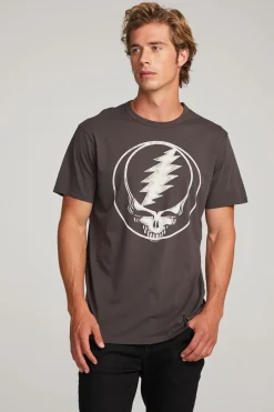 Outlet Chaser Brand Grateful Dead Steal Your Face Mens Tee