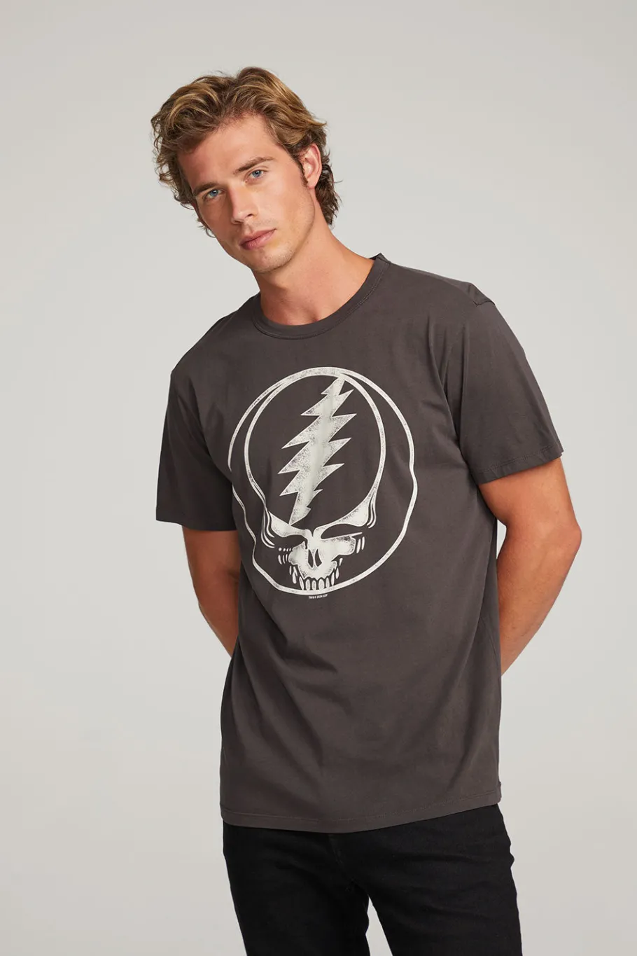 Outlet Chaser Brand Grateful Dead Steal Your Face Mens Tee