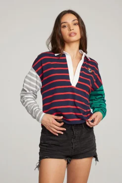 Discount Chaser Brand Grateful Dead Stealie Rugby Shirt