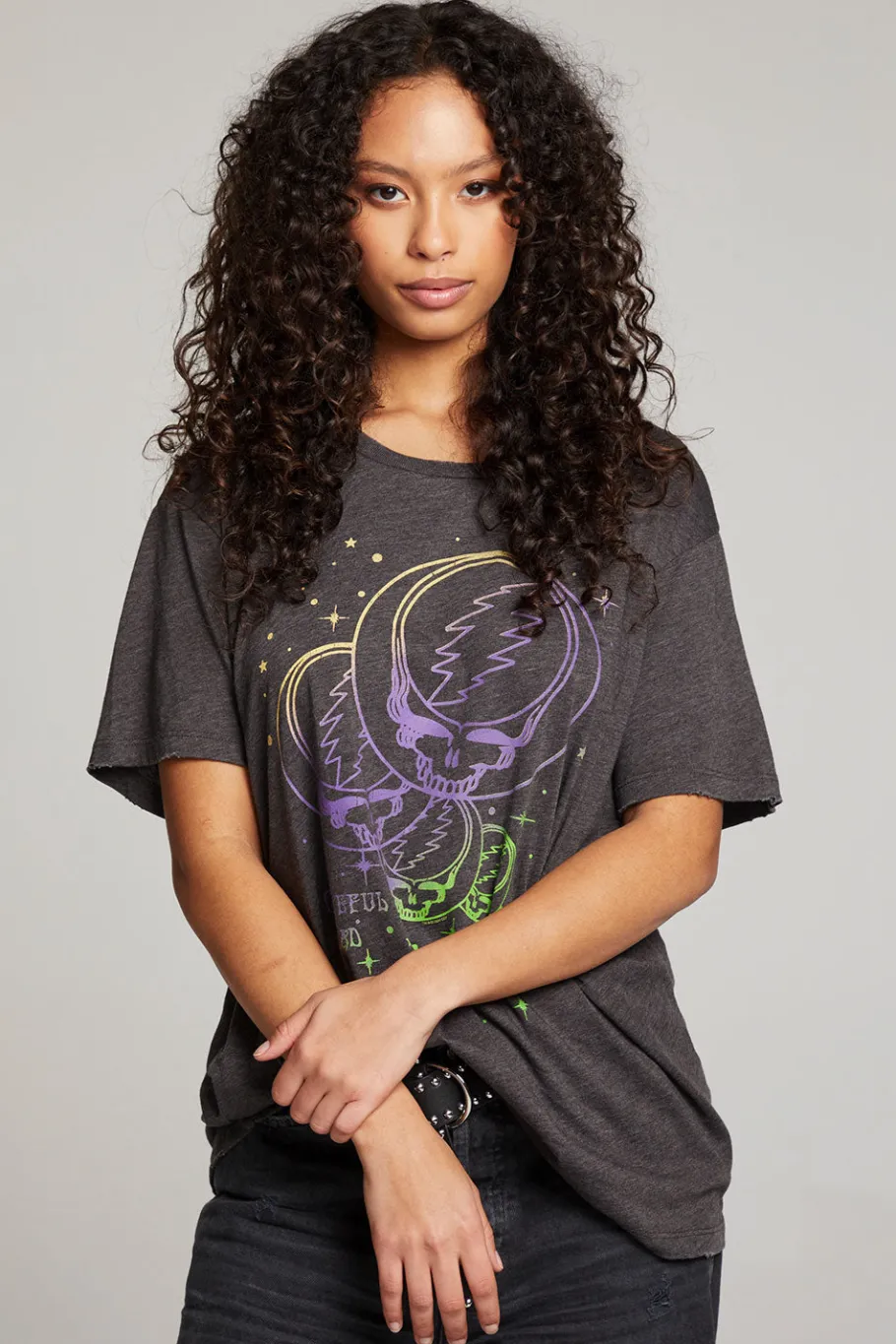 Online Chaser Brand Grateful Dead Stealies In Space Tee
