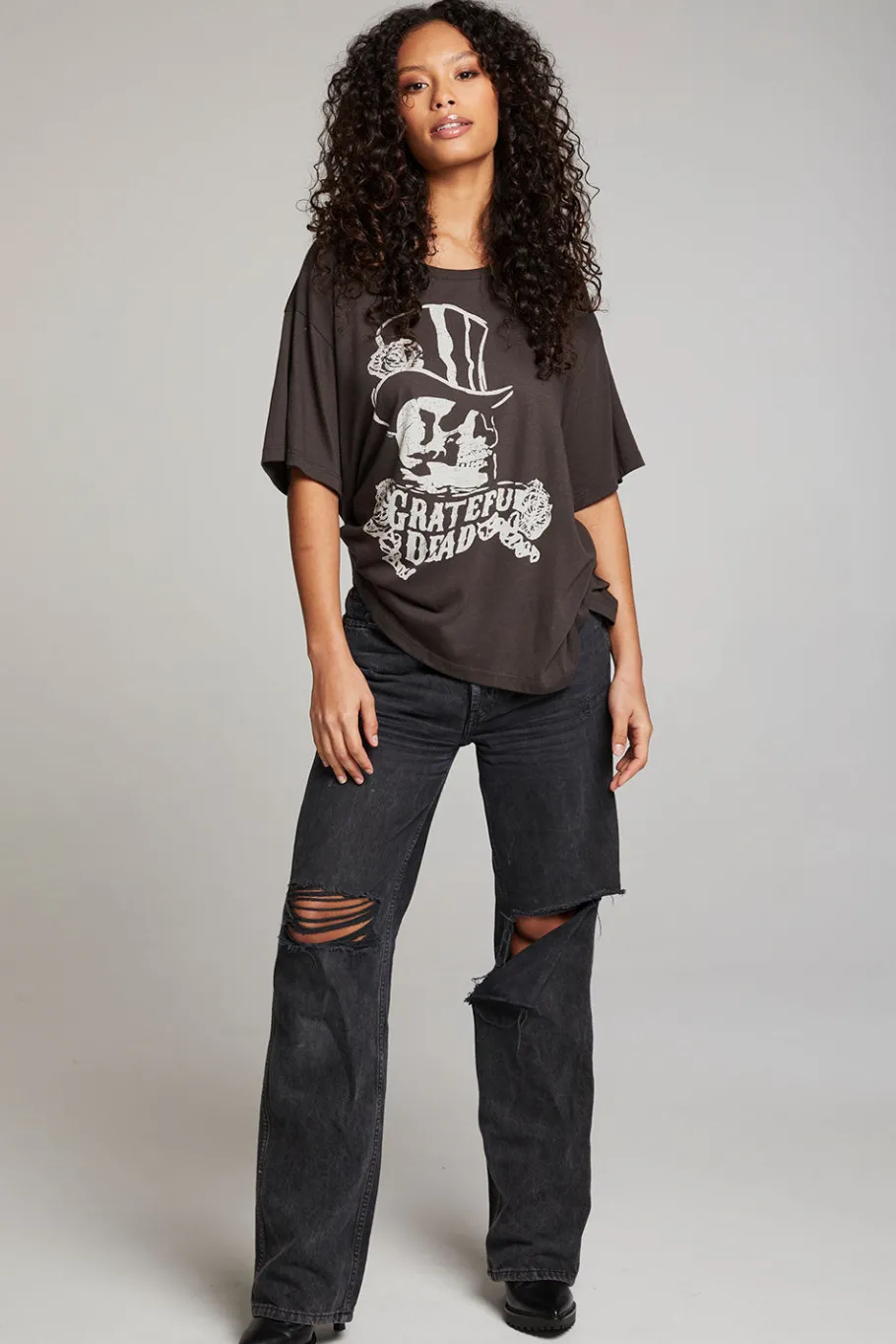 Best Chaser Brand Grateful Dead Top Hat Skull Tee