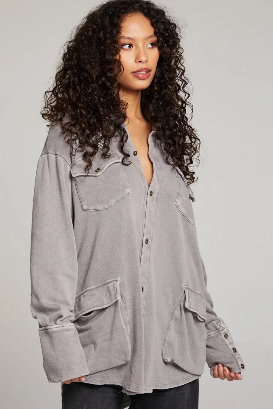 Hot Chaser Brand Grateful Dead Tour Shirt Long Sleeve Button Down