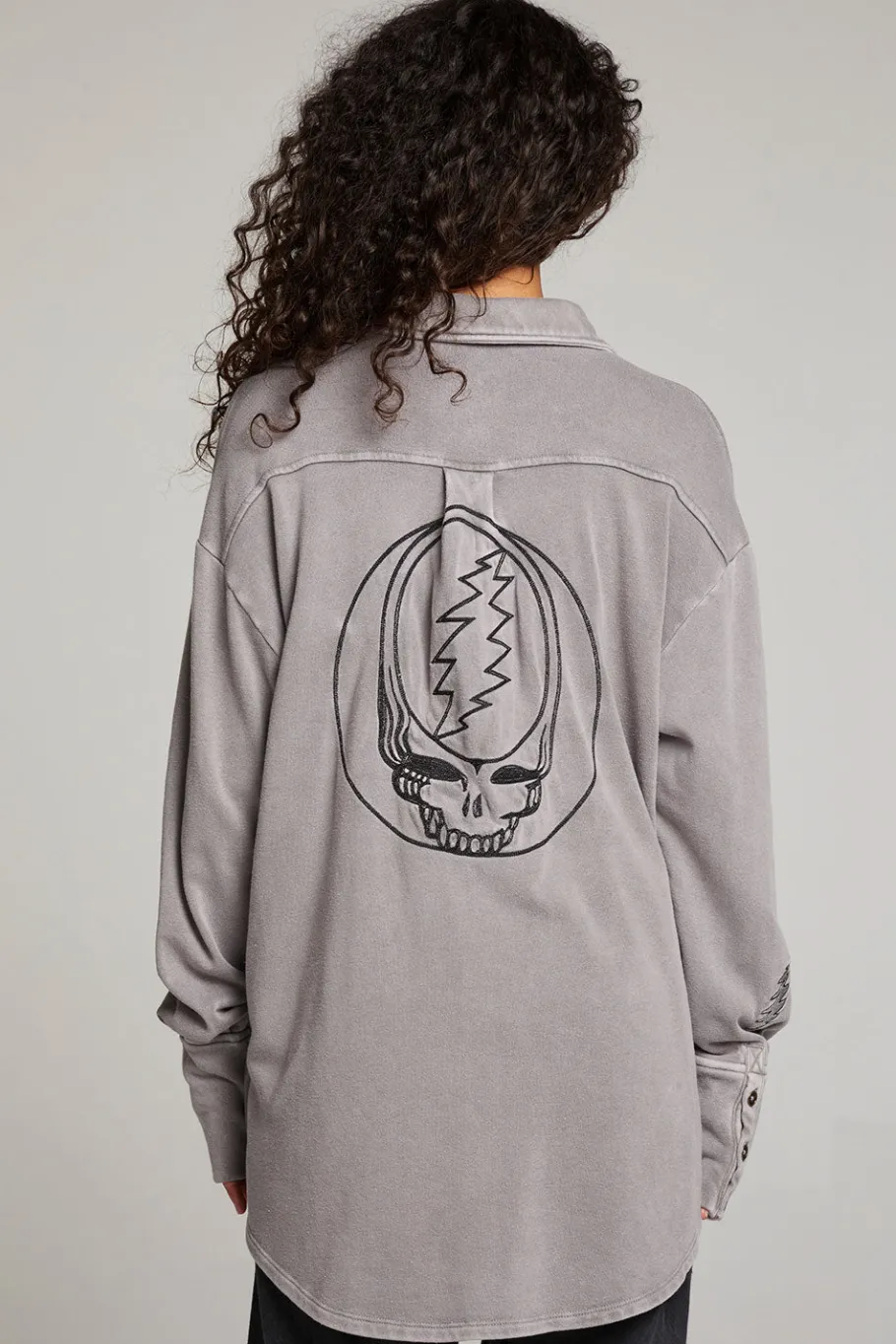 Hot Chaser Brand Grateful Dead Tour Shirt Long Sleeve Button Down
