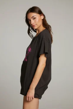 Store Chaser Brand Gun N' Roses Studded Skull Tee