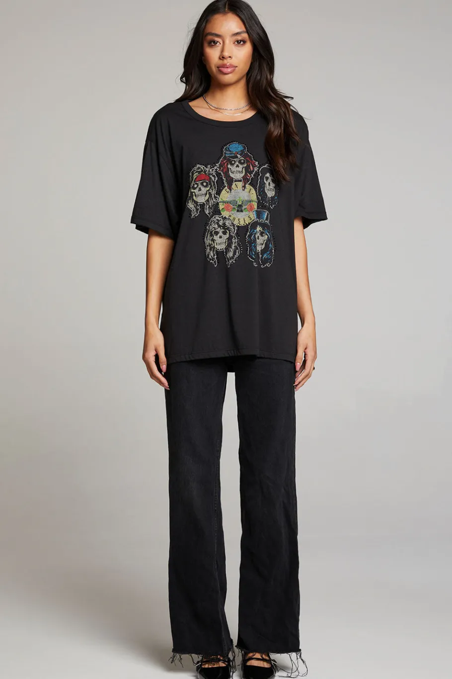 Discount Chaser Brand Guns N' Roses Los Angeles Coliseum One Size Tee