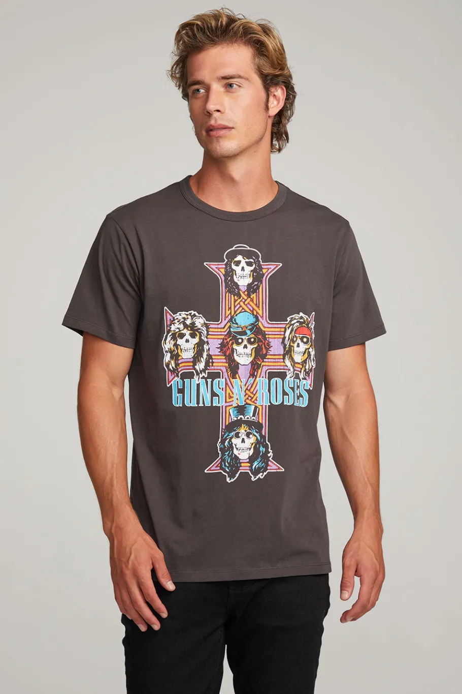 Best Sale Chaser Brand Guns 'n Roses Paradise City Mens Tee