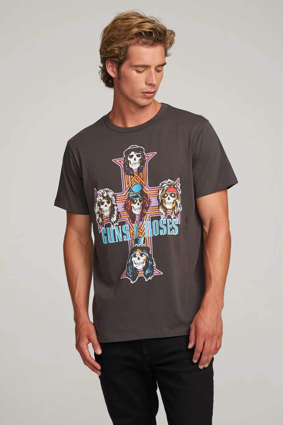 Best Sale Chaser Brand Guns 'n Roses Paradise City Mens Tee