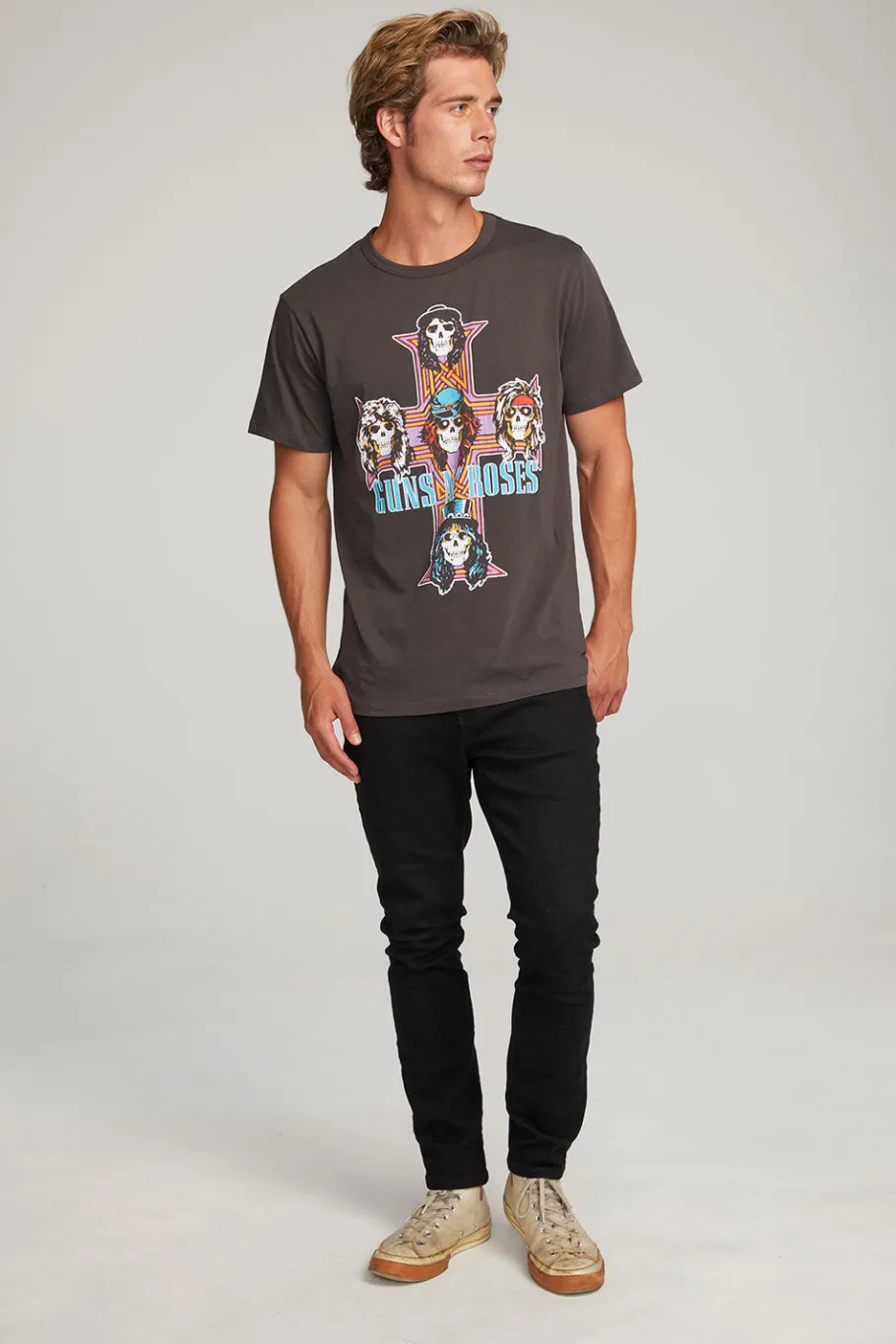 Best Sale Chaser Brand Guns 'n Roses Paradise City Mens Tee