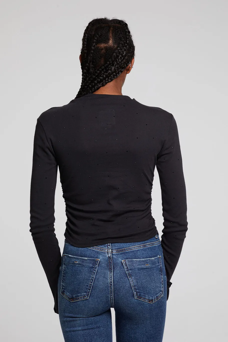 Online Chaser Brand Hailey Licorice Long Sleeve