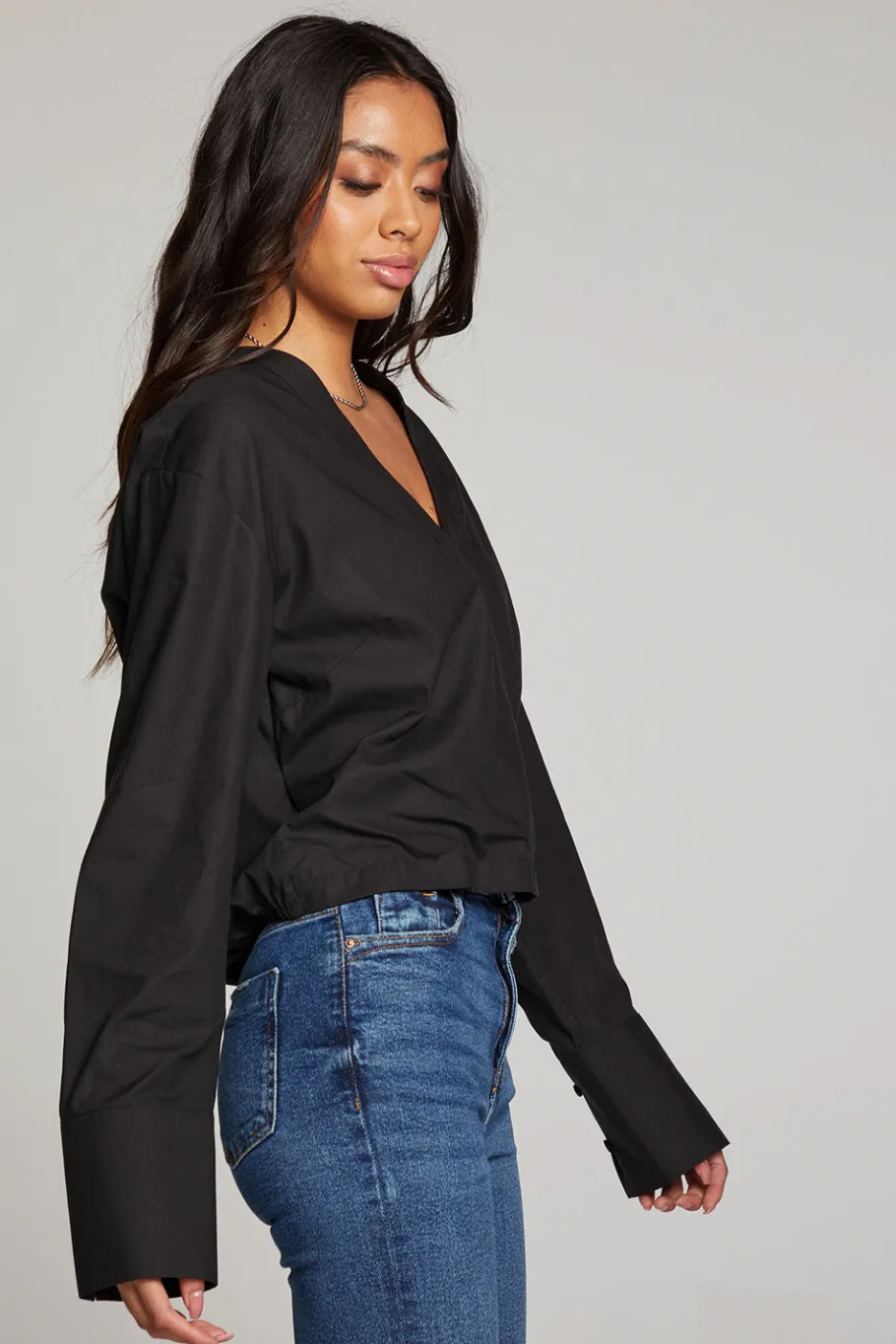 Flash Sale Chaser Brand Haleyy Licorice Blouse