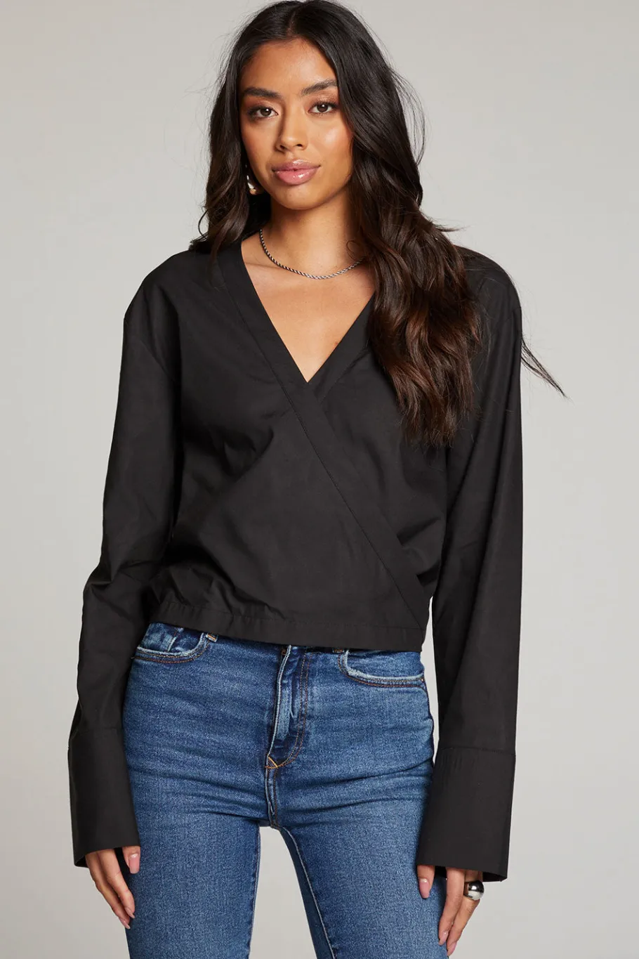 Flash Sale Chaser Brand Haleyy Licorice Blouse
