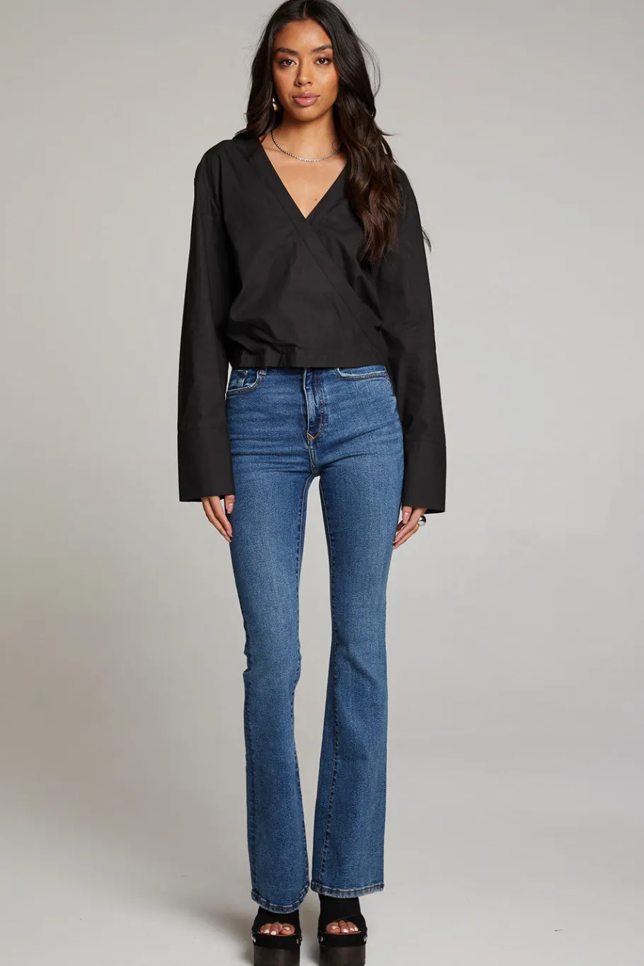 Flash Sale Chaser Brand Haleyy Licorice Blouse