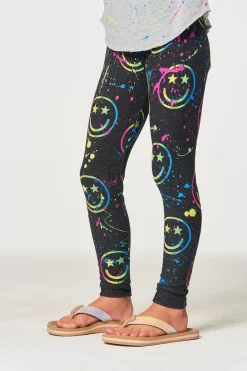 Flash Sale Chaser Brand Happy Face Leggings