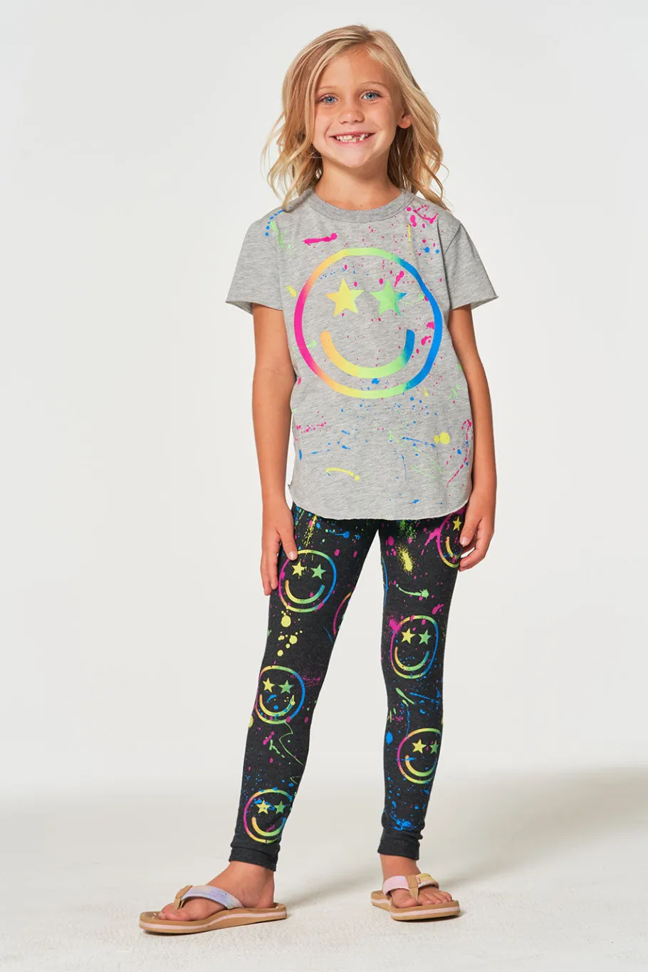 Flash Sale Chaser Brand Happy Face Leggings