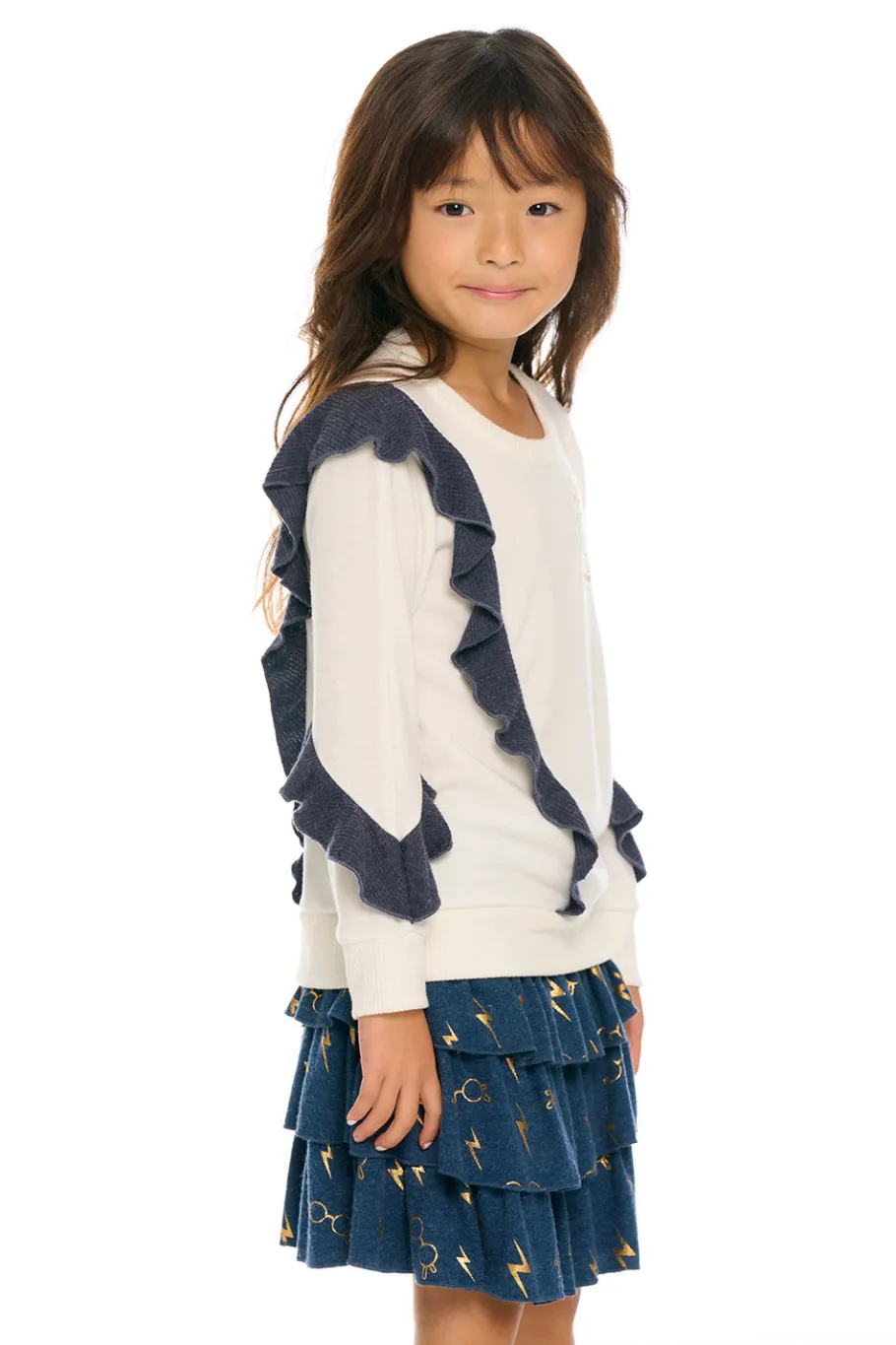 Best Chaser Brand Harry Potter - Hogwarts Ruffle Pullover