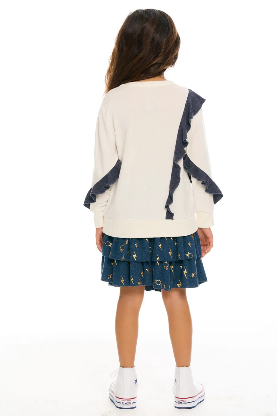 Best Chaser Brand Harry Potter - Hogwarts Ruffle Pullover