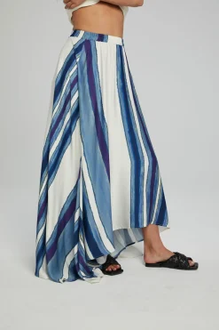 Clearance Chaser Brand Hazel Maxi Skirt - Pacific Stripe