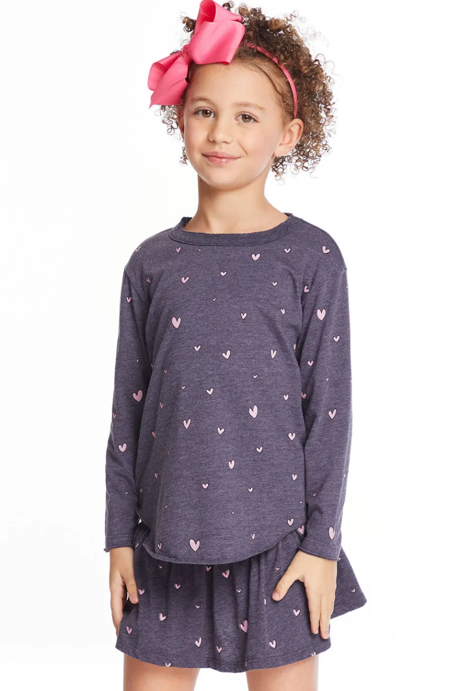 New Chaser Brand Hearts Girls Tee