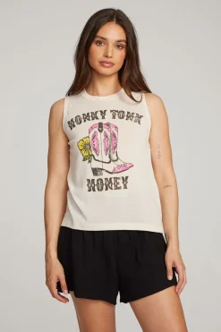 Hot Chaser Brand Honky Tonk Honey Muscle Tee