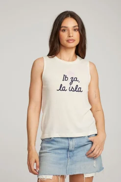 Fashion Chaser Brand Ibiza Palm Muscle Tee