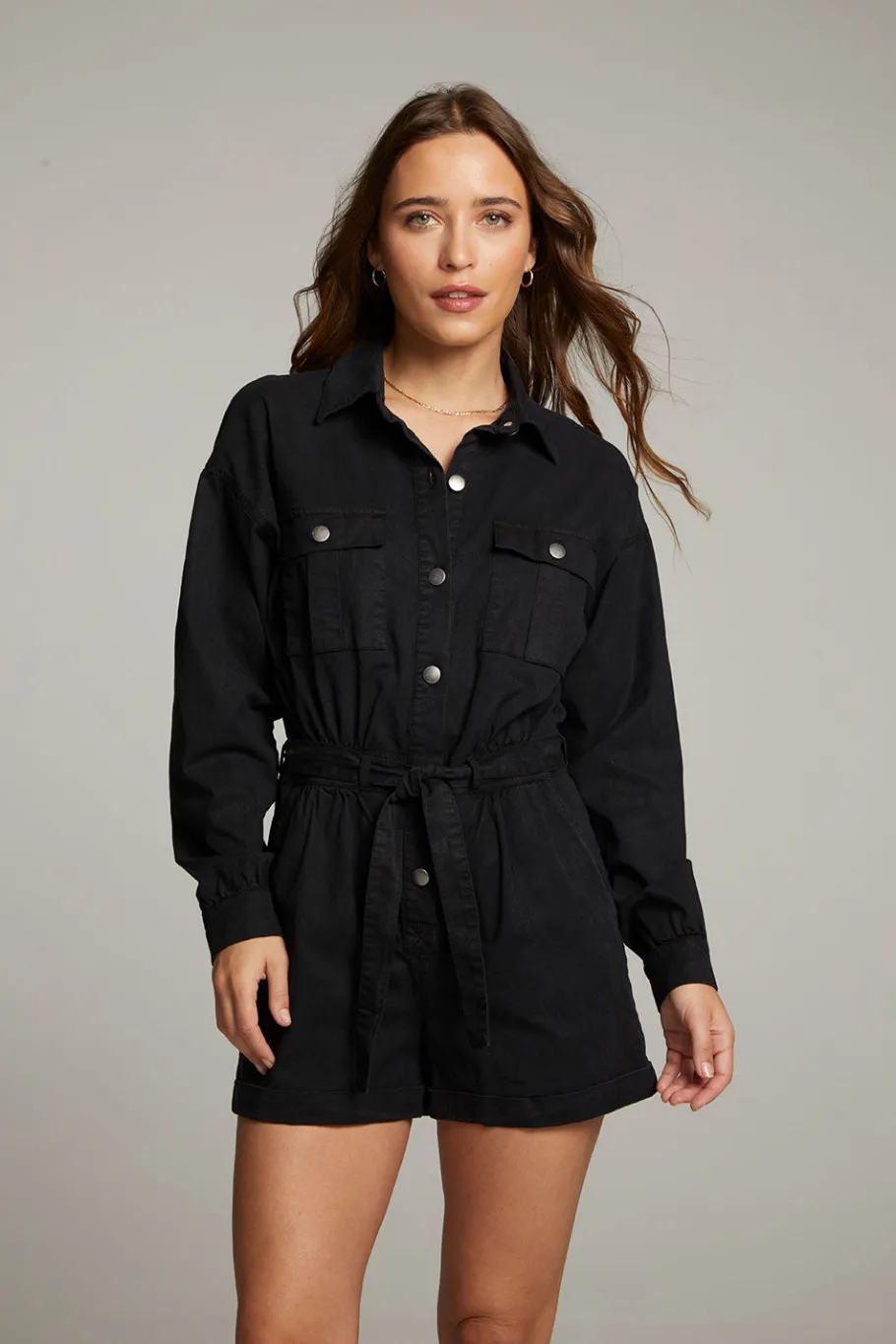 Outlet Chaser Brand Isabella Licorice Romper