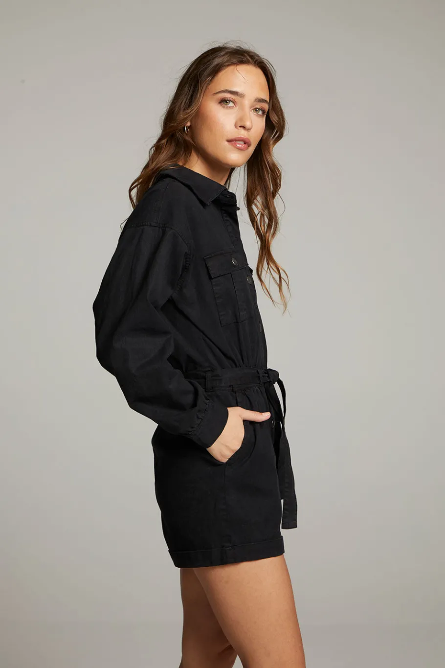 Outlet Chaser Brand Isabella Licorice Romper