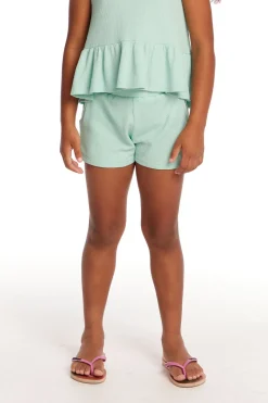 Best Chaser Brand Jade Spring Bud Waffle Knit Girls Short