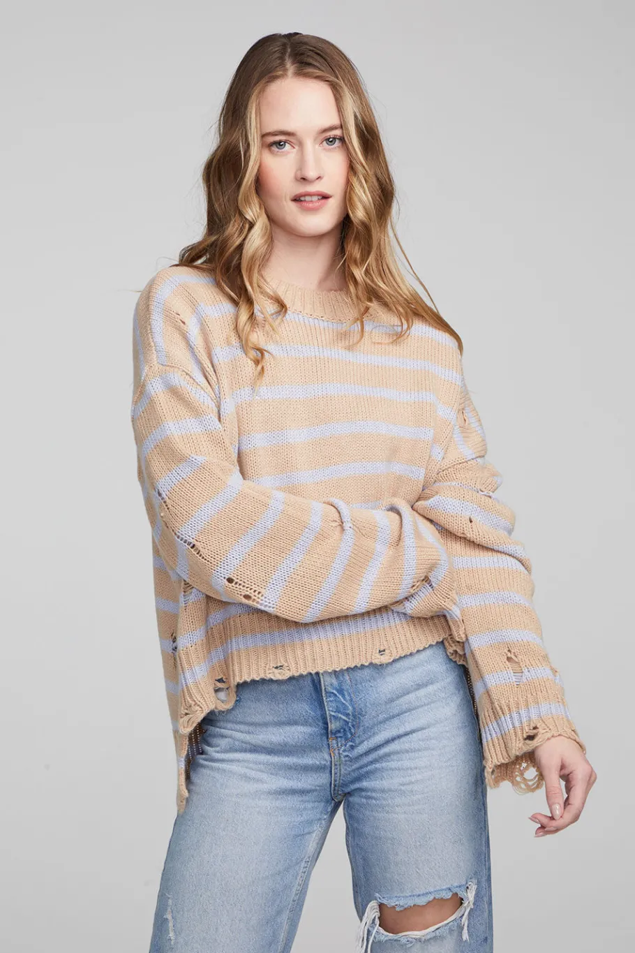 Best Sale Chaser Brand Jax Fairfax Stripe Pullover