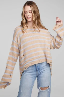 Best Sale Chaser Brand Jax Fairfax Stripe Pullover