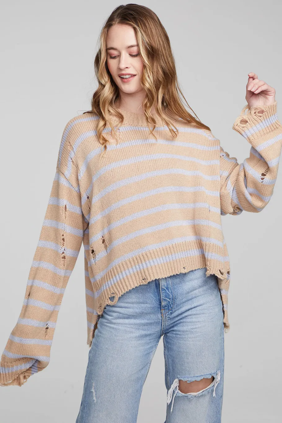 Best Sale Chaser Brand Jax Fairfax Stripe Pullover
