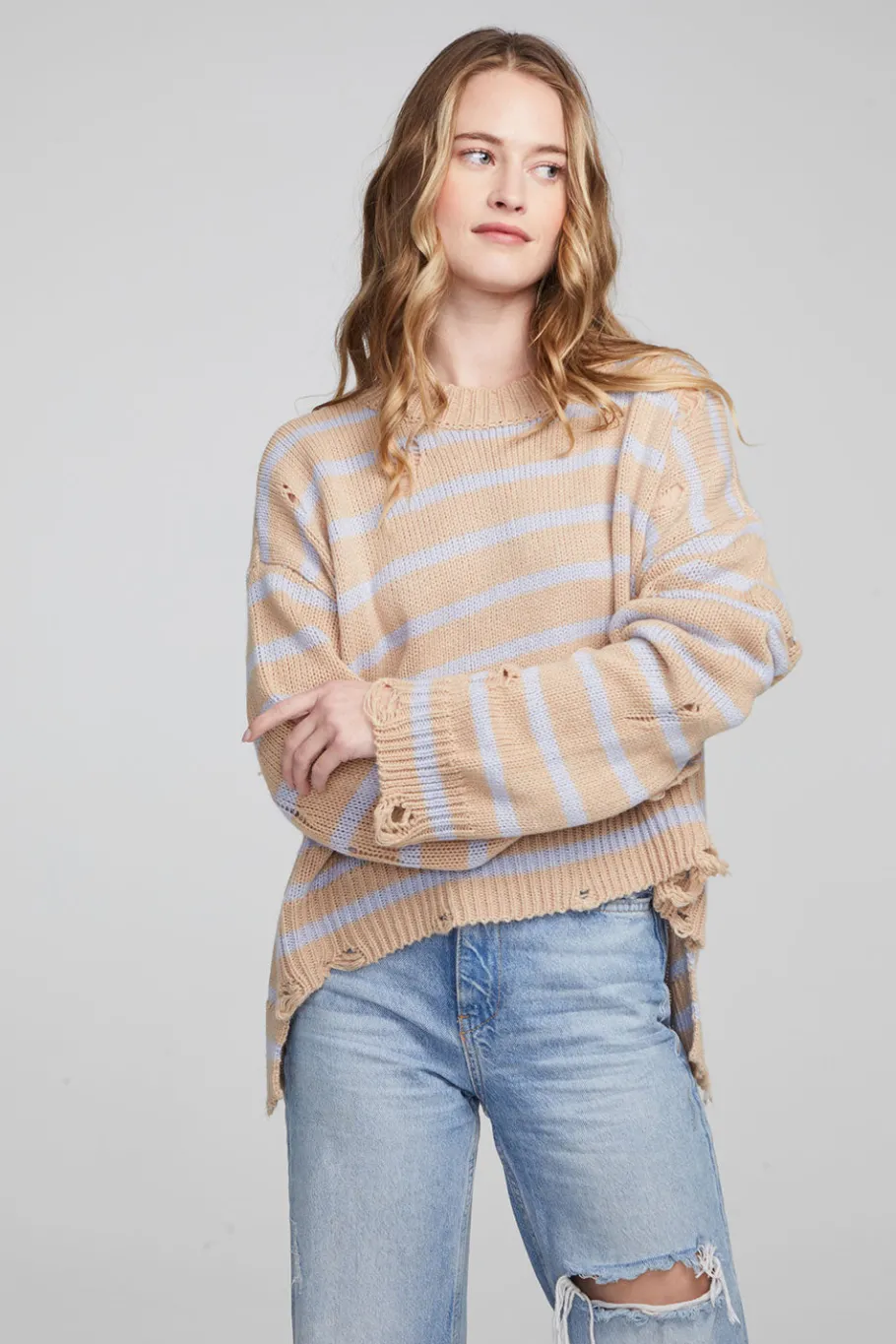 Best Sale Chaser Brand Jax Fairfax Stripe Pullover