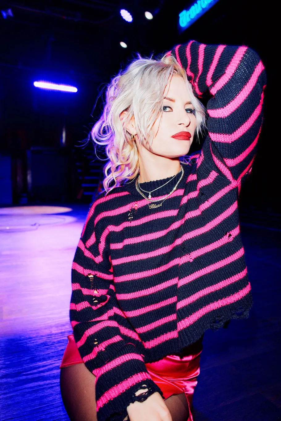Clearance Chaser Brand Jax Melrose Stripe Pullover