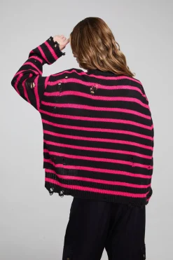 Clearance Chaser Brand Jax Melrose Stripe Pullover