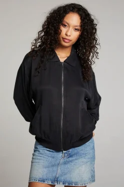 Fashion Chaser Brand Johnny Licorice Zip Up Jacket