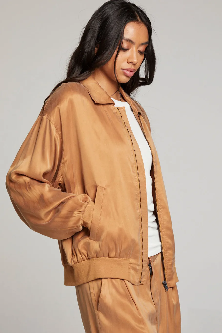 Fashion Chaser Brand Johnny Toffee Zip Up Jacket