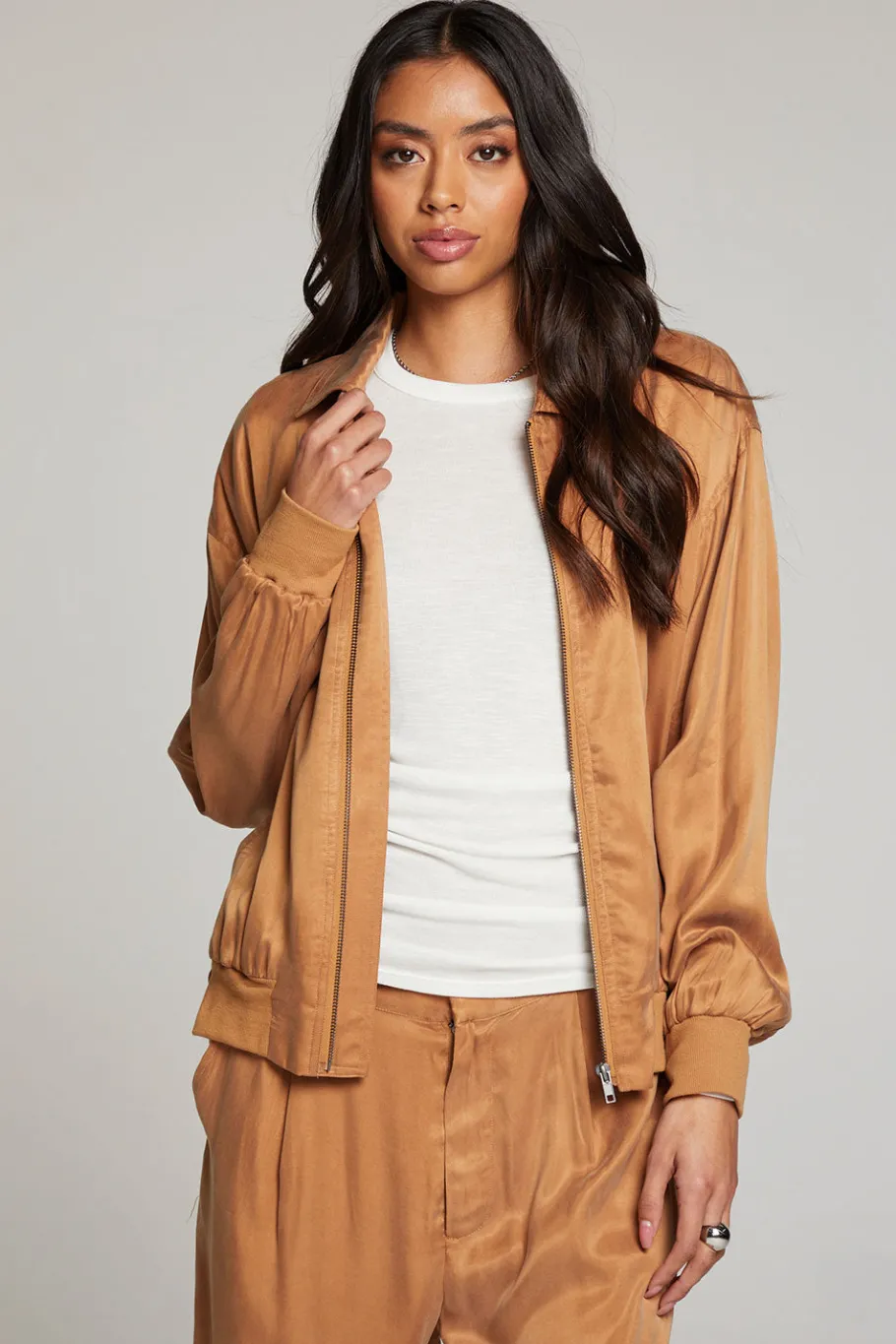 Fashion Chaser Brand Johnny Toffee Zip Up Jacket
