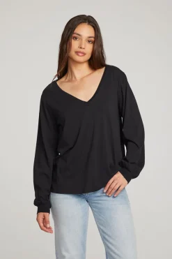 Best Chaser Brand Kara Black Long Sleeve