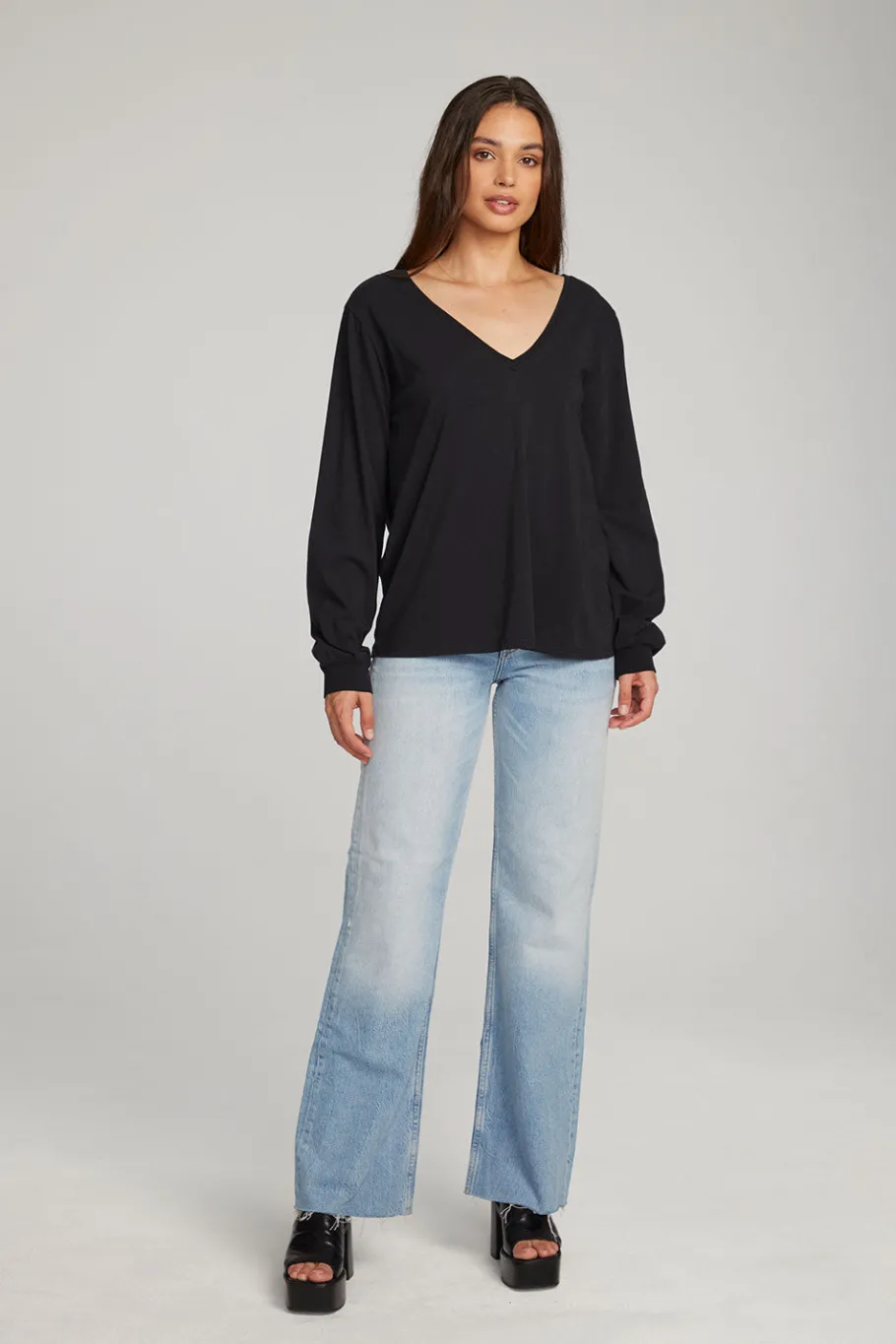 Best Chaser Brand Kara Black Long Sleeve