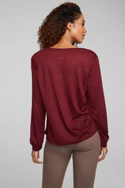 Best Sale Chaser Brand Kara Wine Red Long Sleeve